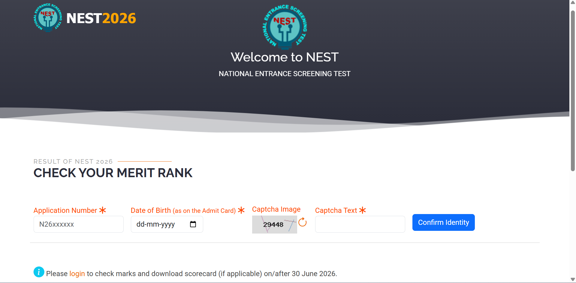 NEST 2026 result released at nestexam.in: Direct link to check your merit rank here