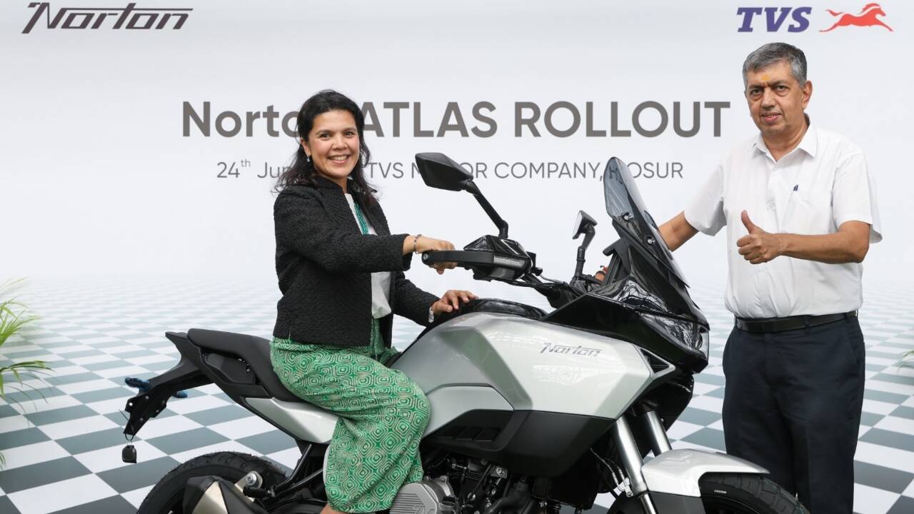 Made in India, TVS-built Norton Atlas rolls out of plant: Global launch soon