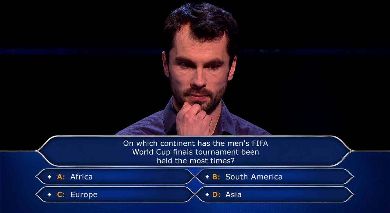 Who wants to be a millionaire? Contestant lands life-changing sum after simple World Cup question