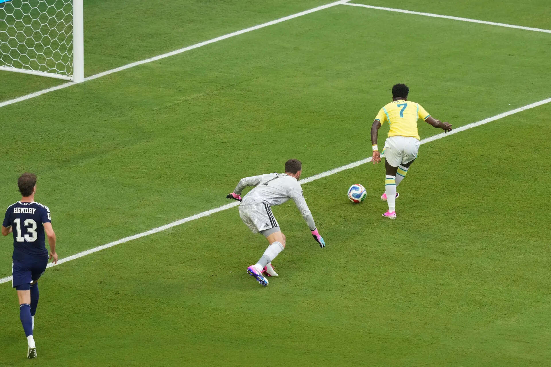 Brazil Scotland WCup Soccer