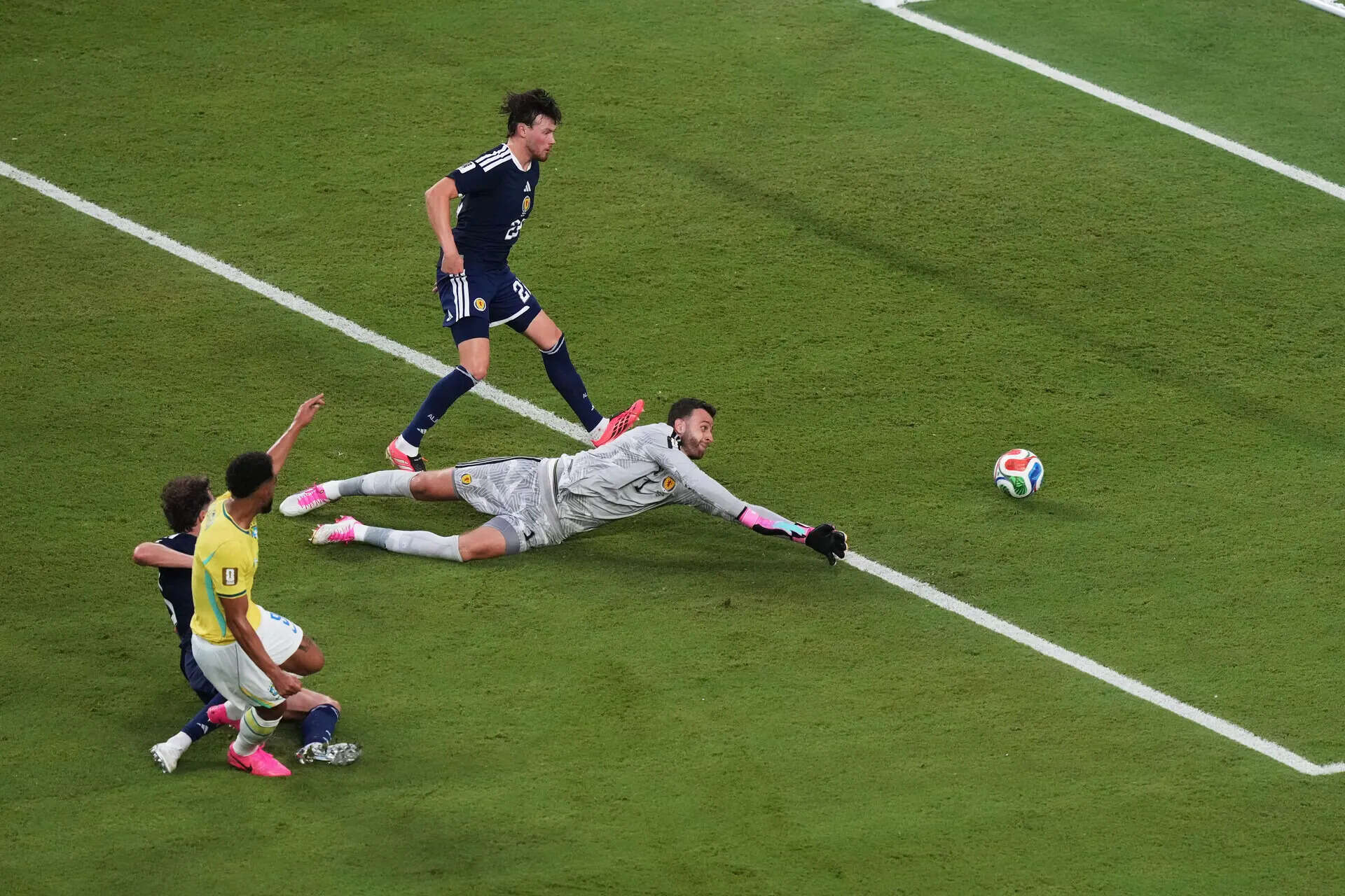 Brazil Scotland WCup Soccer