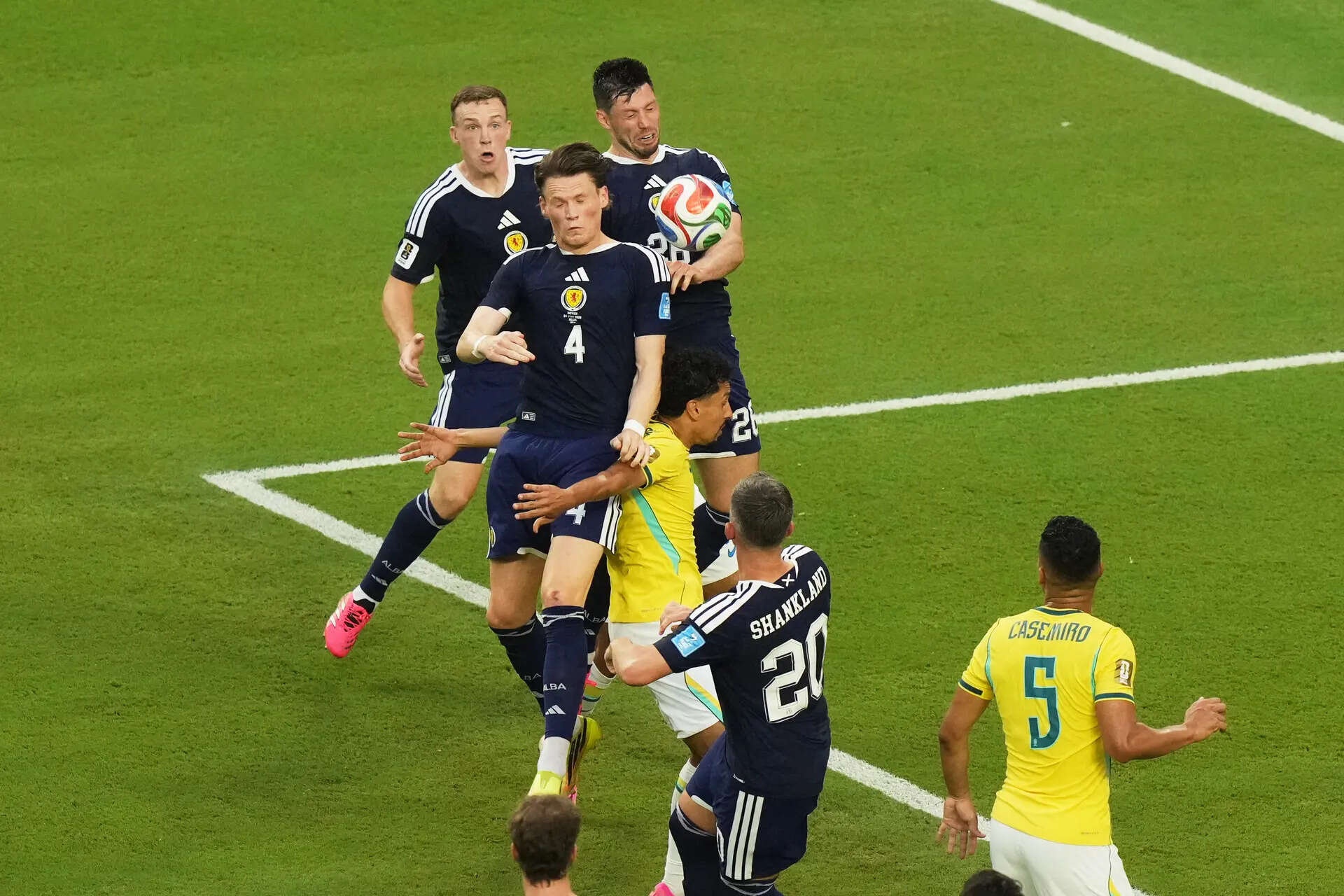 Brazil Scotland WCup Soccer