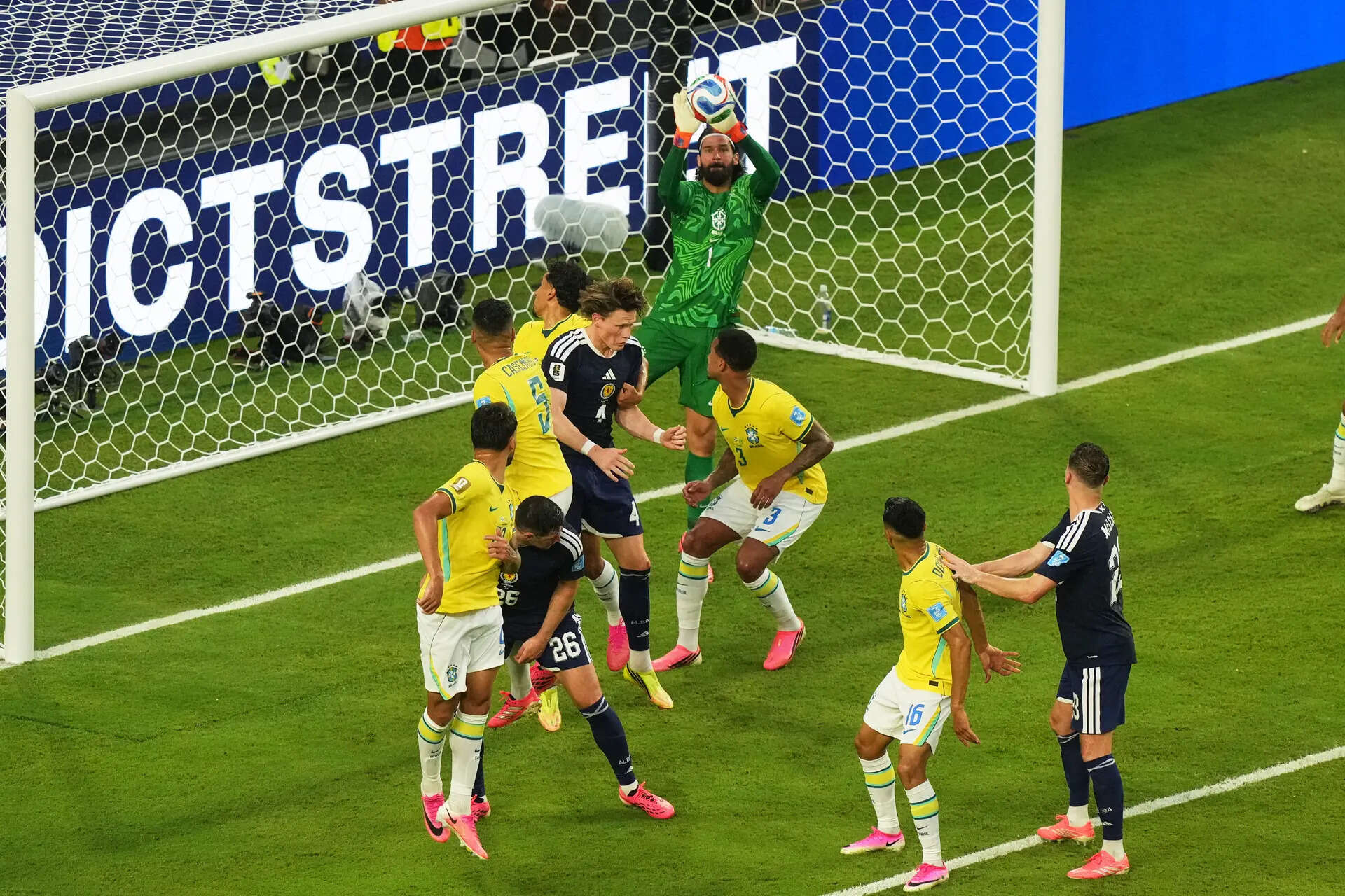 Brazil Scotland WCup Soccer