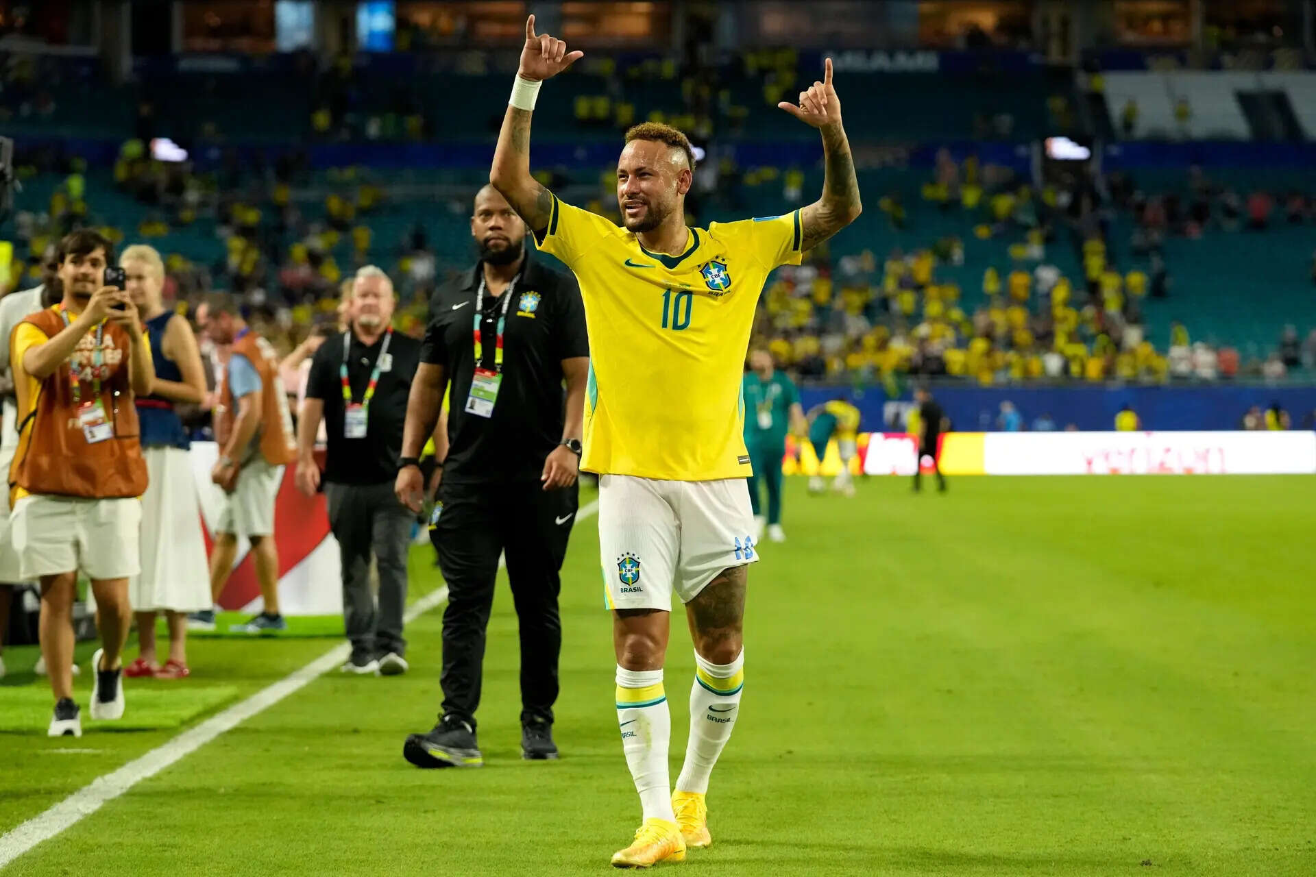 Brazil Scotland WCup Soccer