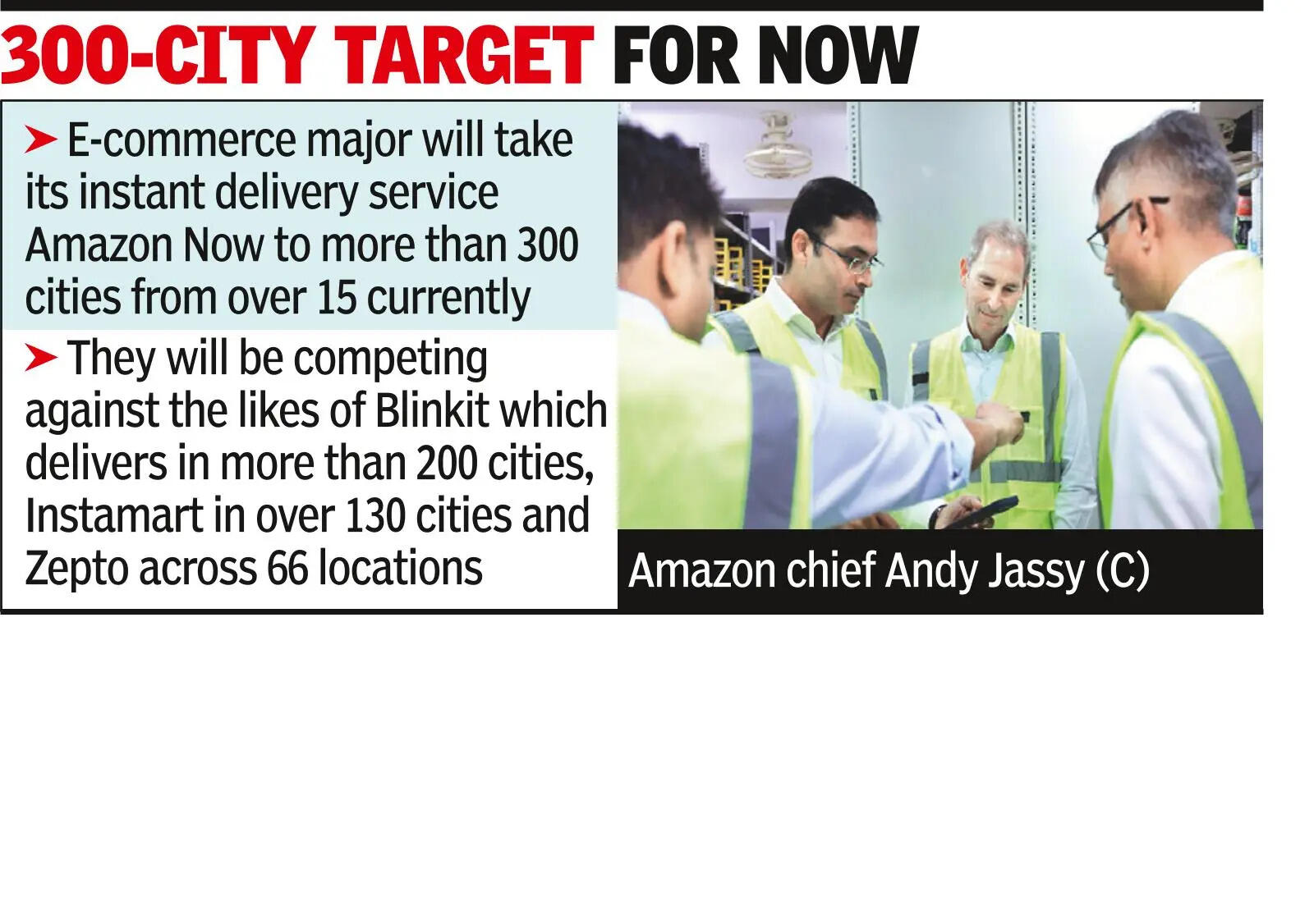 Amazon chief presses Q-comm pedal