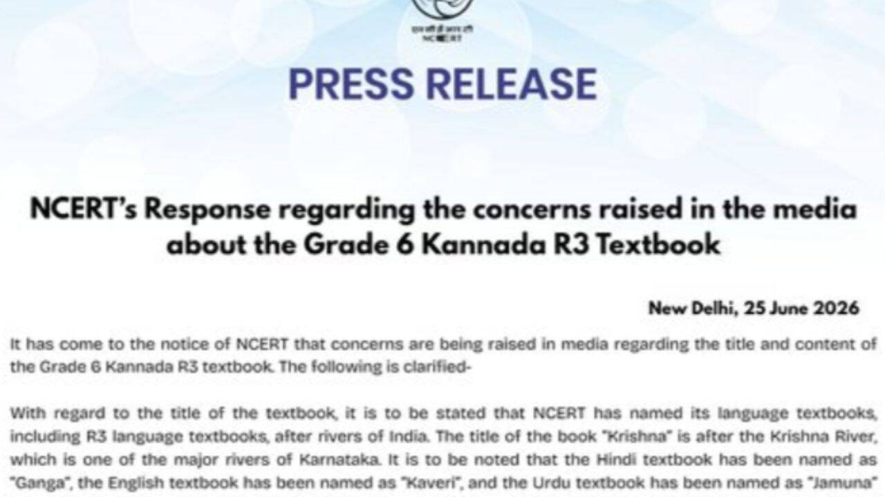 Class 6 Kannada textbook row: NCERT says 'Krishna' named after river, rejects 'saffronisation' charge
