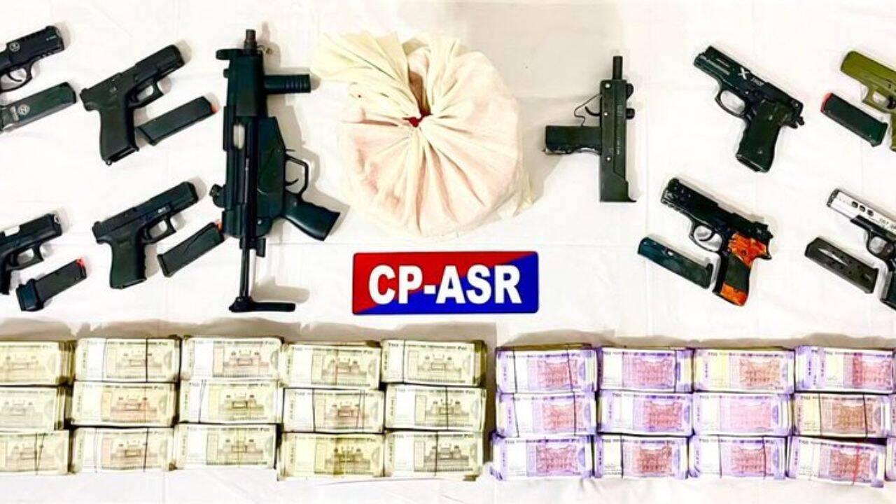 Amritsar Police, Central Agency Nab Seven in Cross-Border Drugs, Arms Bust