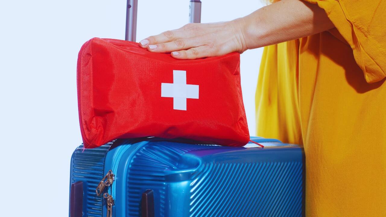 Travelling with emergency medical kit