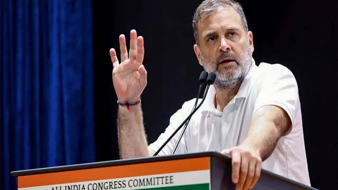 ‘Students being called terrorists’: Rahul Gandhi attacks Modi govt, Pradhan over paper leaks