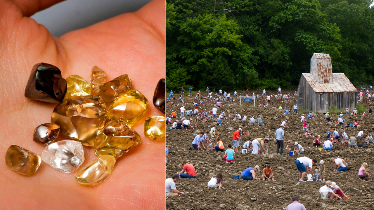 At this US park, visitors have found over 37,000 diamonds since 1972 and can keep every gem they discover