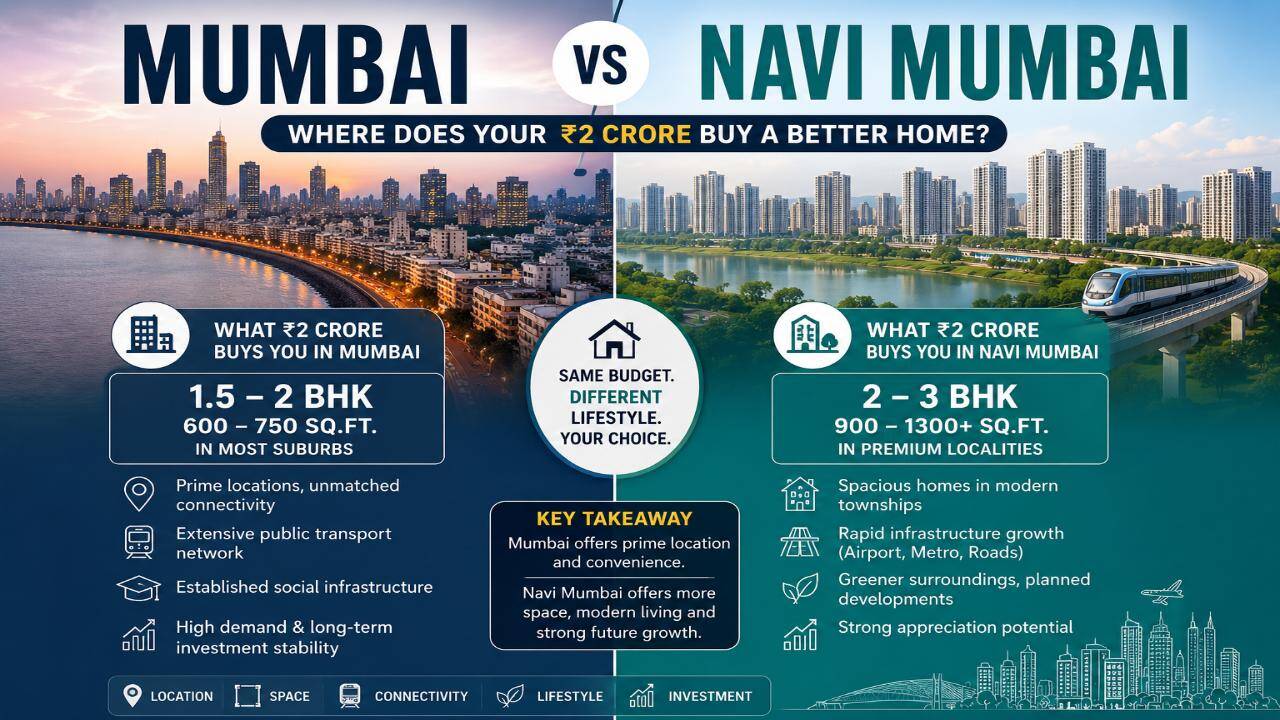 Mumbai vs Navi Mumbai