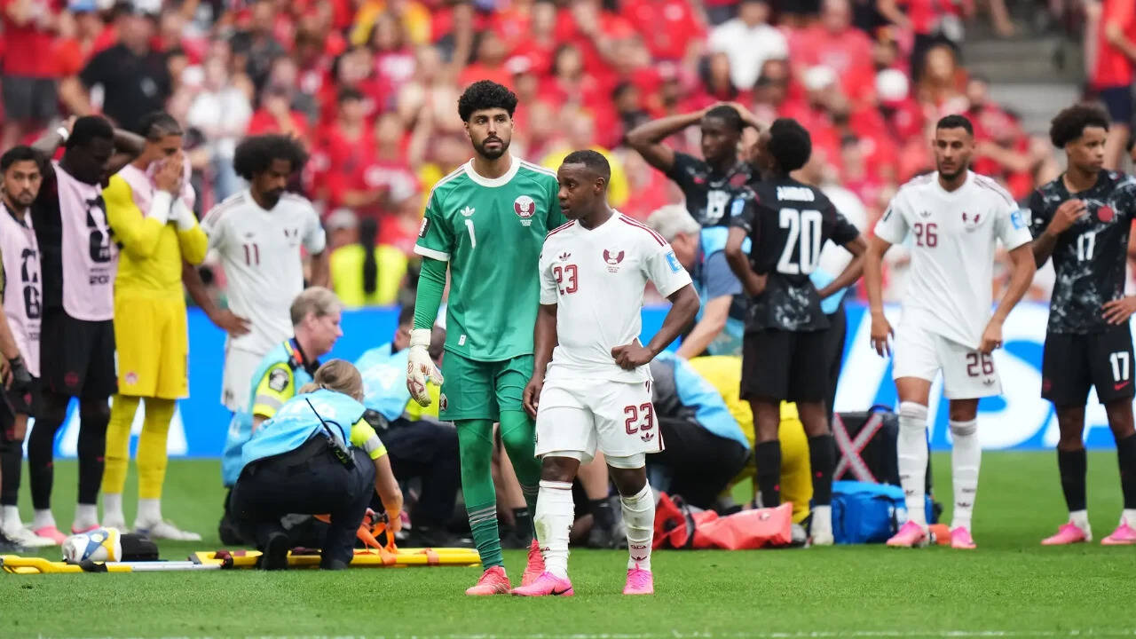 FIFA World Cup: Qatar's Assim Madibo banned for five games over leg-break tackle