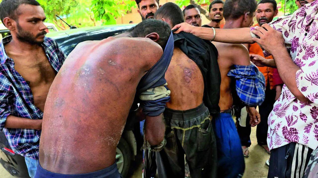 &lsquo;Pit bulls guarded us, we were beaten like dogs&rsquo;: Rescued bonded labourers recall months of horror