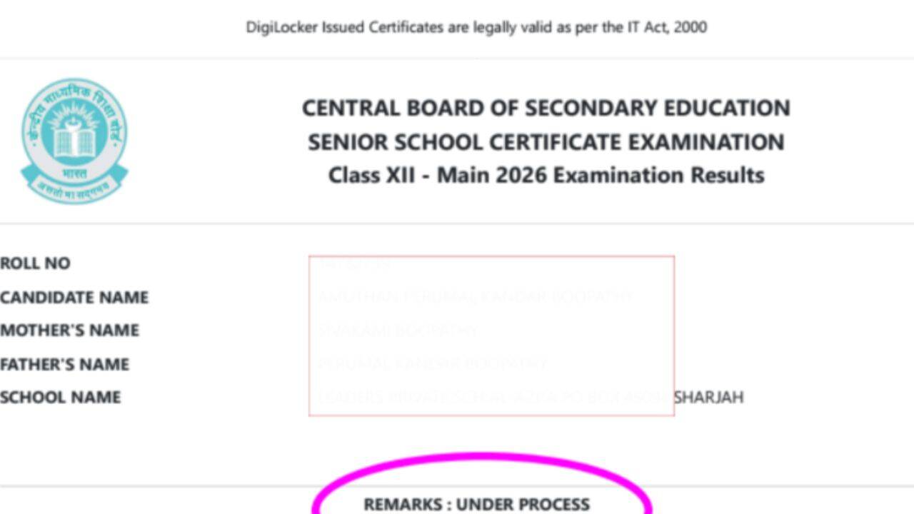 CBSE Class 12 revaluation results: When will remaining students get their marksheet?