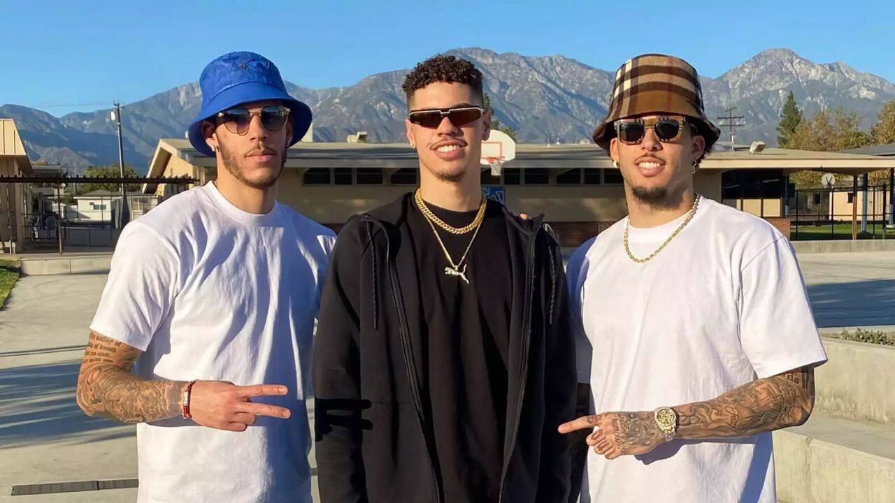 Lonzo, LaMelo, and LiAngelo Ball