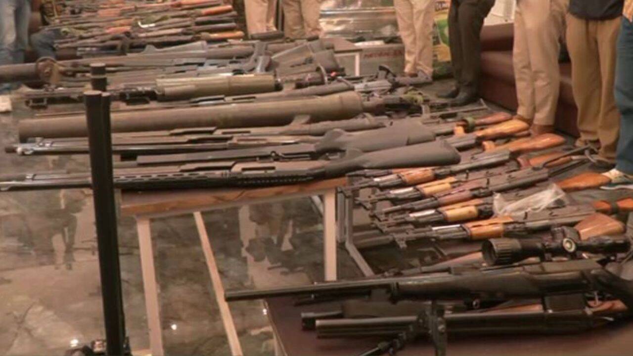 32 firearms, including foreign pistols, missing from Faridabad police armoury; ASI suspended
