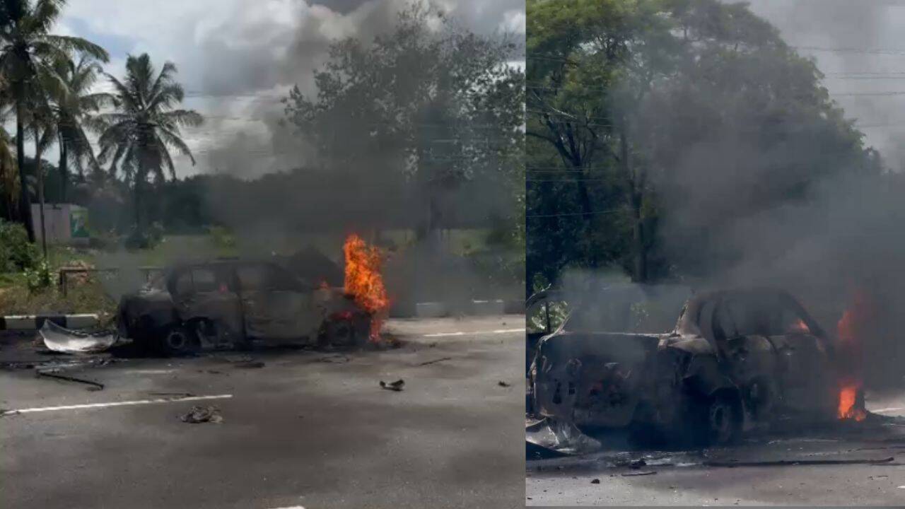 Man charred to death in cab blast after abducting woman; victim escapes