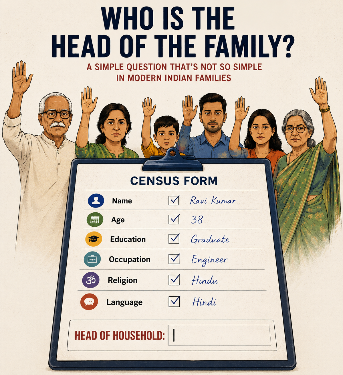 Who is the head of the family?