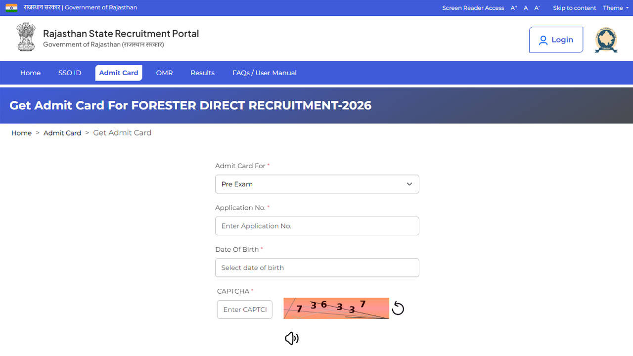RSSB Forester Recruitment Exam 2026 Today: Check Important Exam Day Guidelines and Admit Card Link