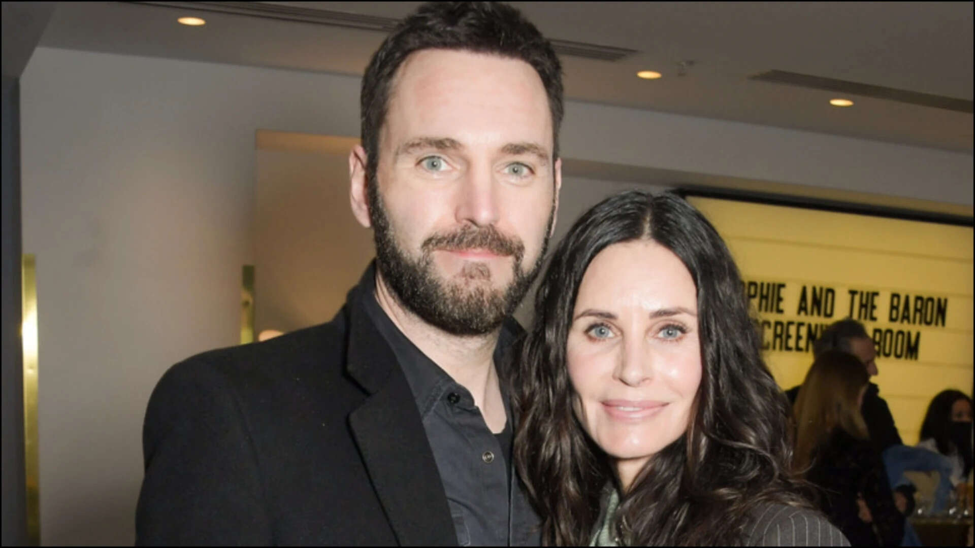 Johnny McDaid and Courteney Cox