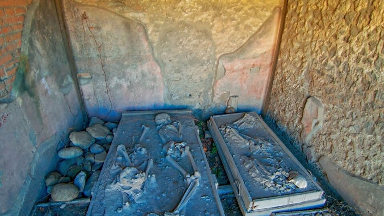 The remains of Pompeii's victims