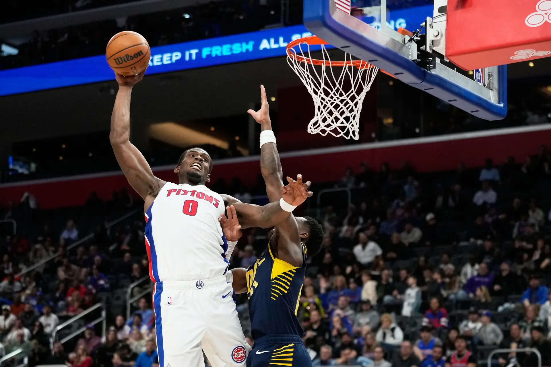 Duren’s 31 points in return power Pistons to 10th straight win; Pacers' skid reaches 8 games