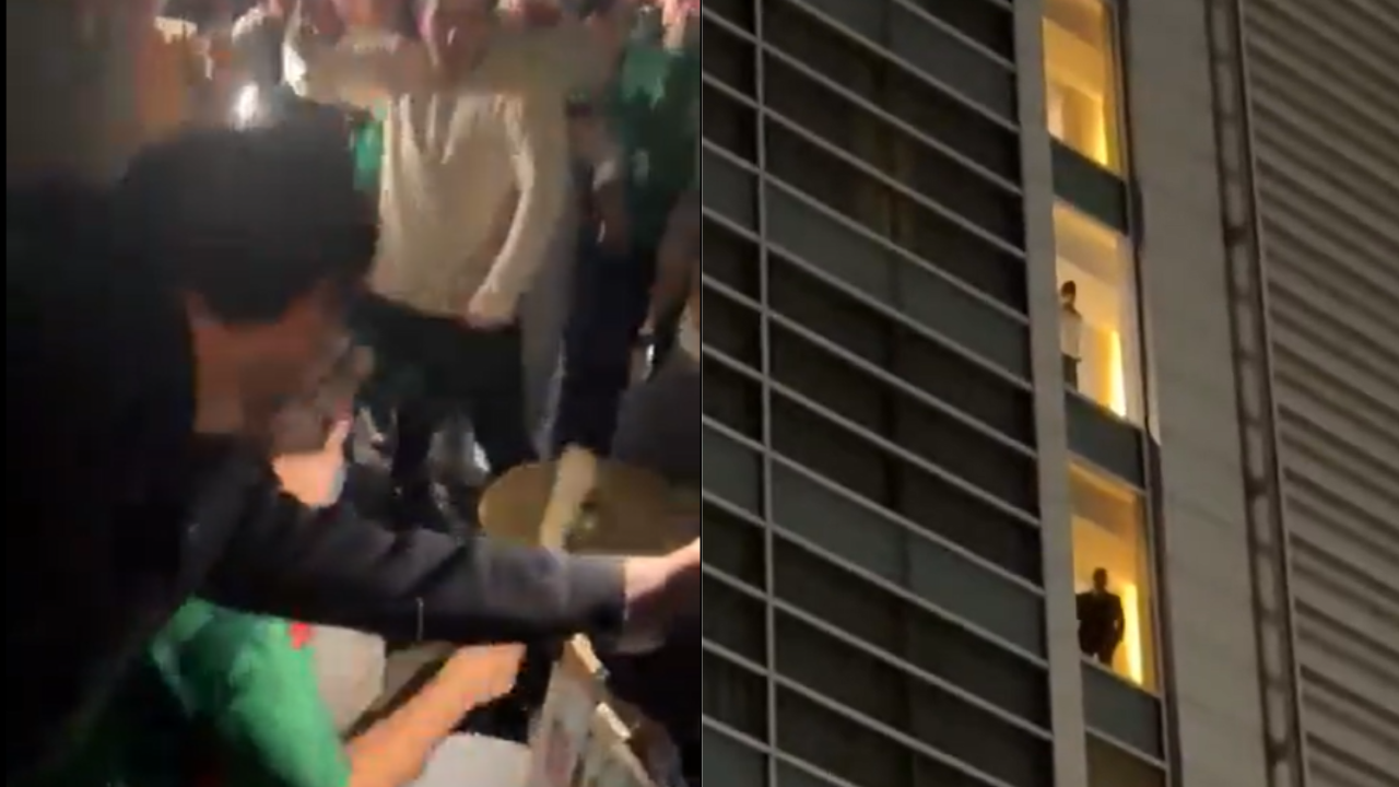 Watch: Mexican fans swarm Ecuador team hotel with drums and chants before WC clash
