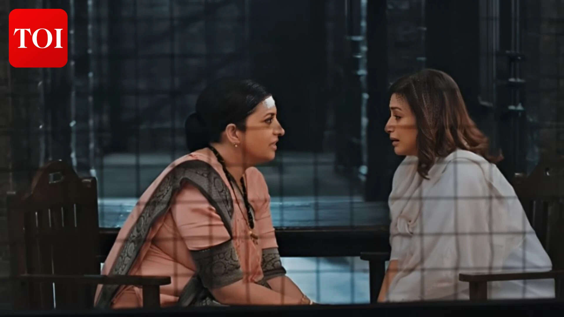 Overwhelmed by guilt, Nandini visits Tulsi at the police station as Tulsi urges her to protect the family and keep the truth hidden.Image credit (Youtube) Nandini breaks down as she meets Tulsi at the police station<br>