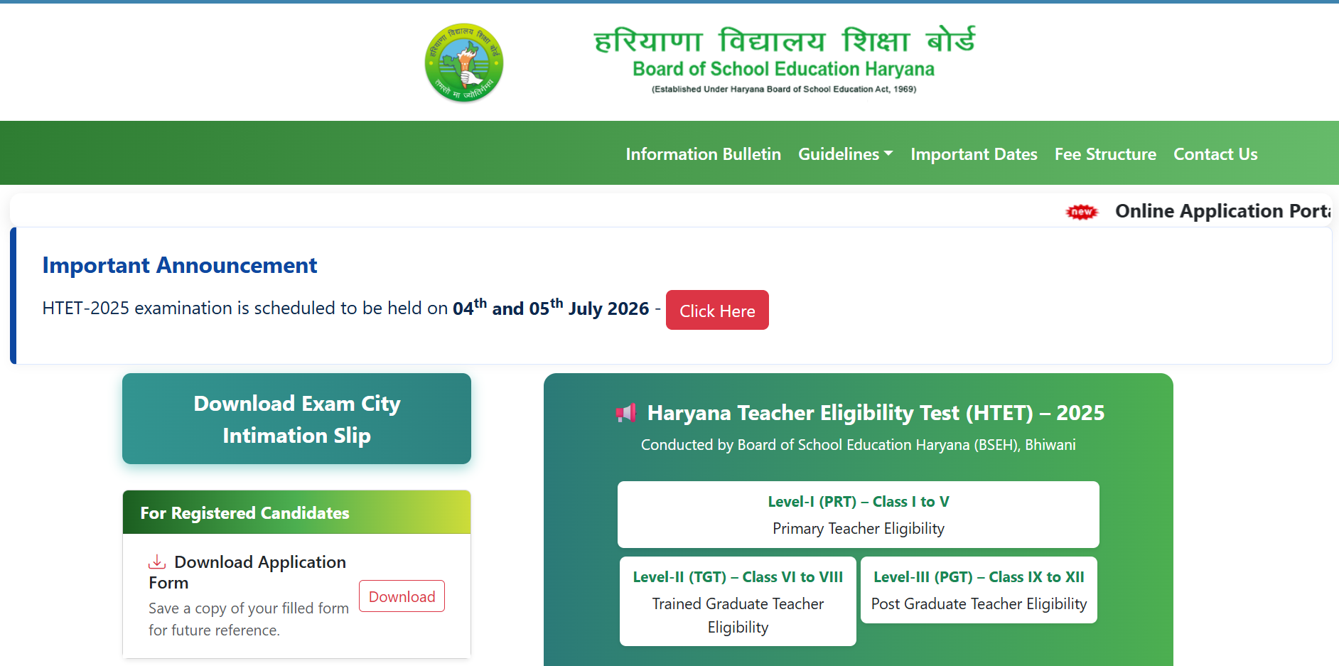 HTET admit card 2026 released at htet.eapplynow.com: Direct link to download hall tickets here