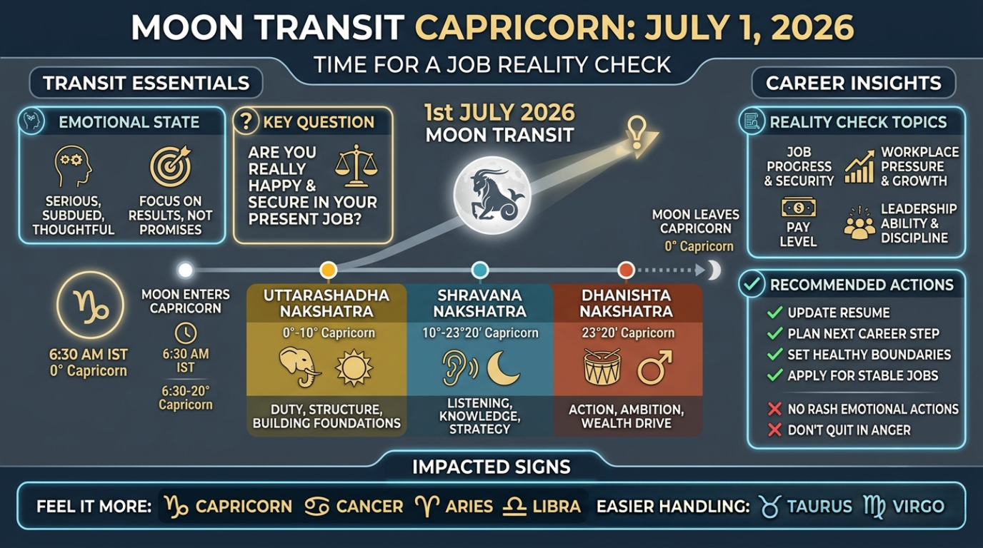 Moon transit Capricorn