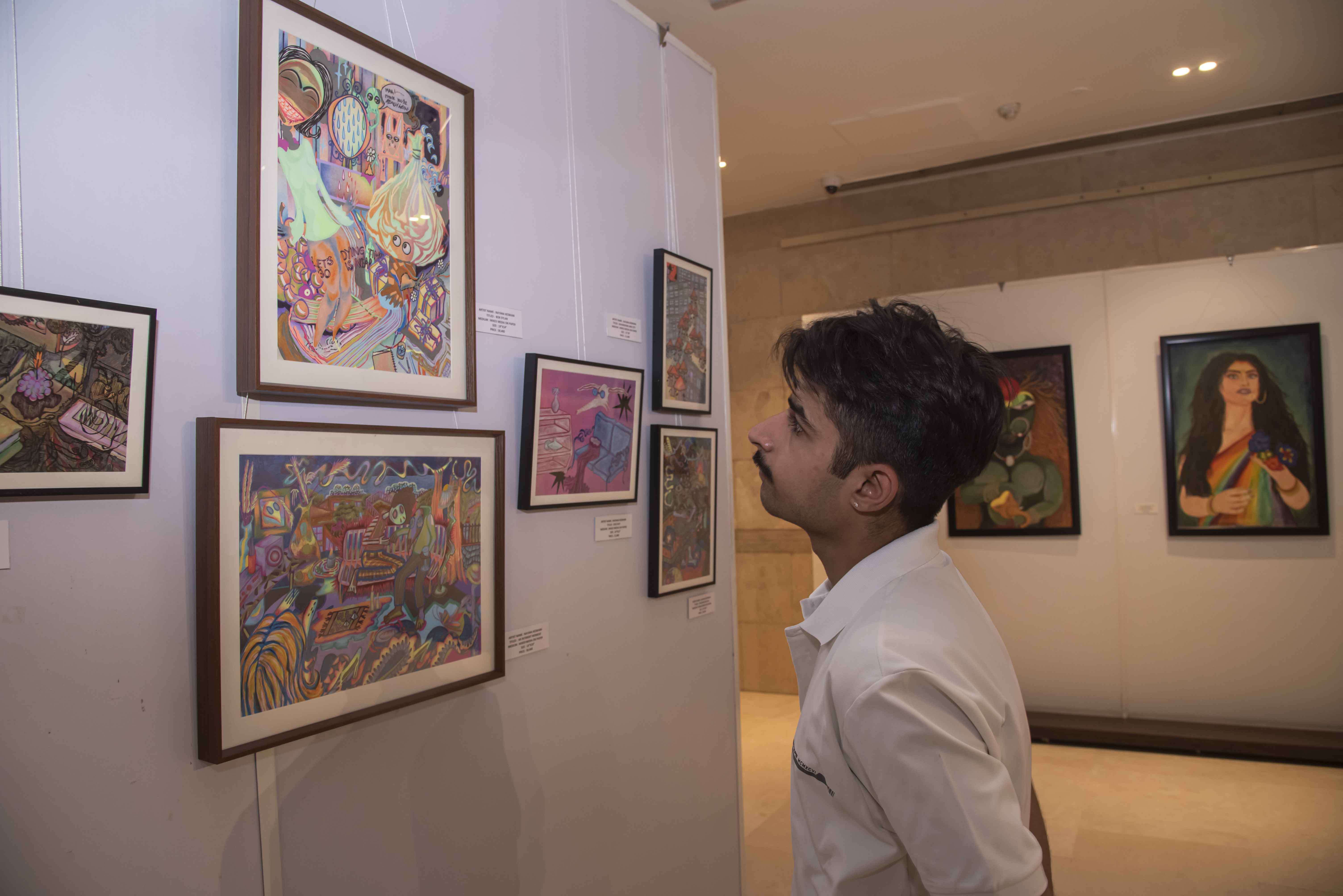 'The choice of colours reflects deeper emotions and lived experiences'