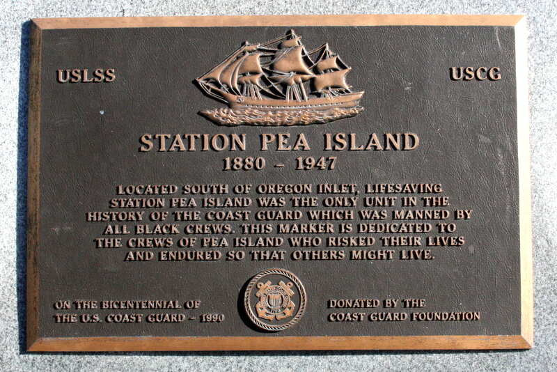 Wikimedia Commons Pea_island_life_saving_station_memorial_plaque.