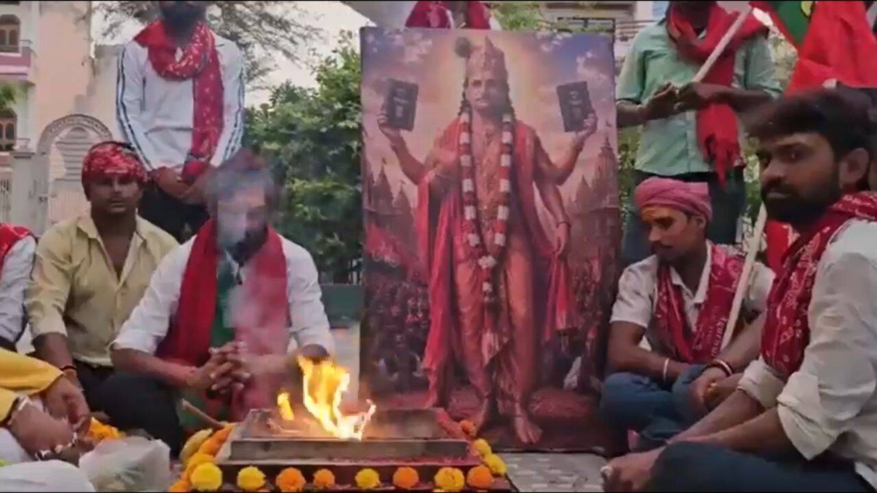 'Portrayed as Lord Krishna': BJP slams SP for 'mocking Hindus' over Akhilesh's birthday havan
