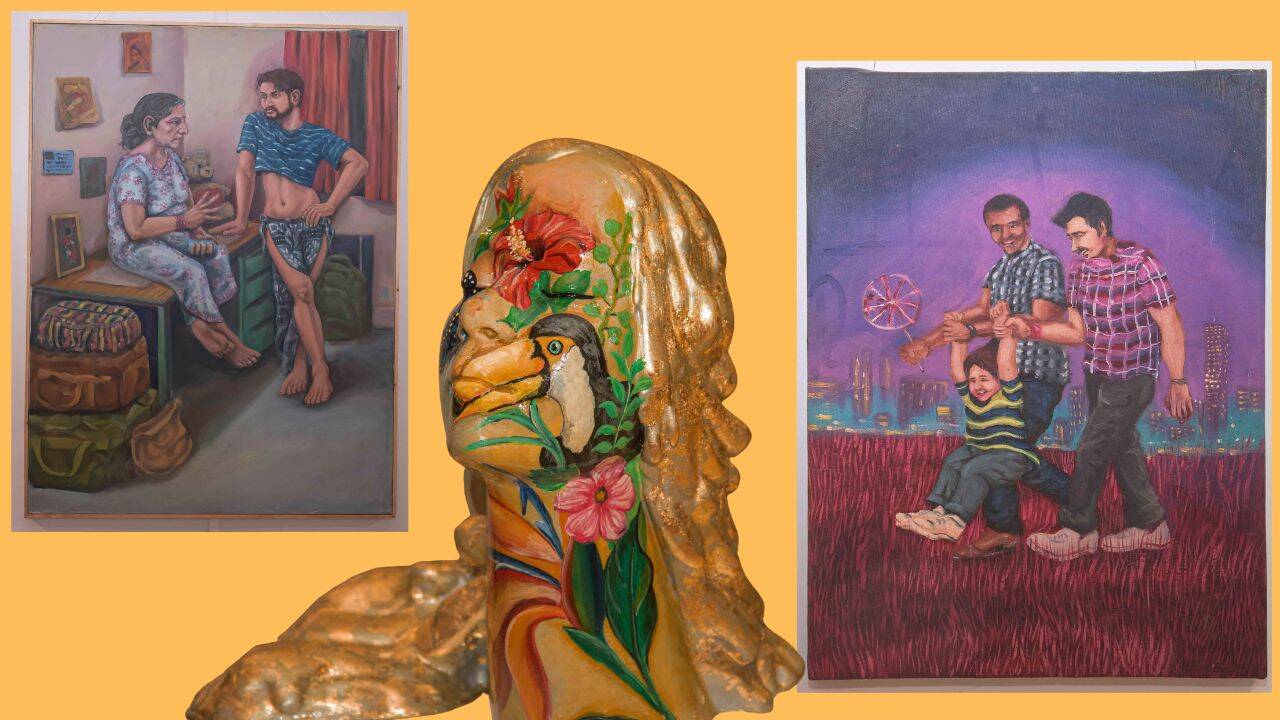 From paintings to sculptures, queer voices take centre stage through art