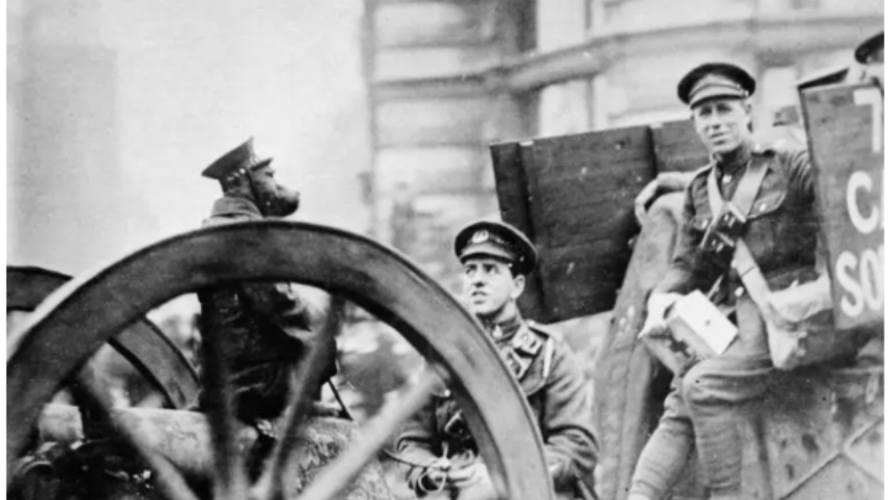 How Jackie served alongside soldiers during the First World War