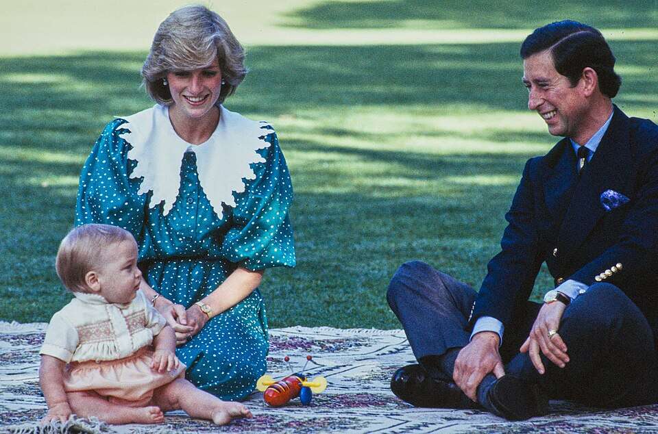Prince Charles, Princess Diana and Prince William