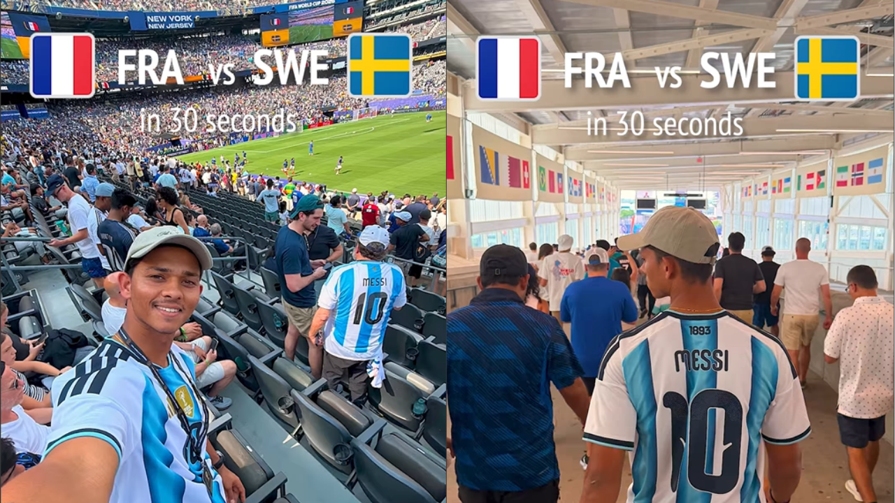 Yashasvi Jaiswal's Messi jersey steals the show at France vs Sweden FIFA Match
