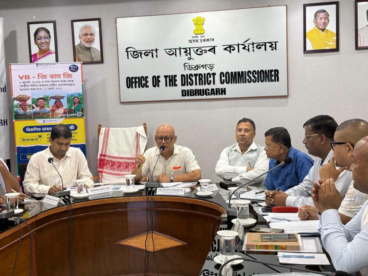Sushanta Borgohain at the meeting in Dibrugarh on Thursday b74099cf-8231-4b17-baf8-58d9eeed29f6_Meeting_.jpg