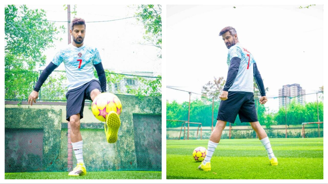 Karan Veer Mehra brings his love for football to the lens (BCCL/Prathamesh Bandekar)