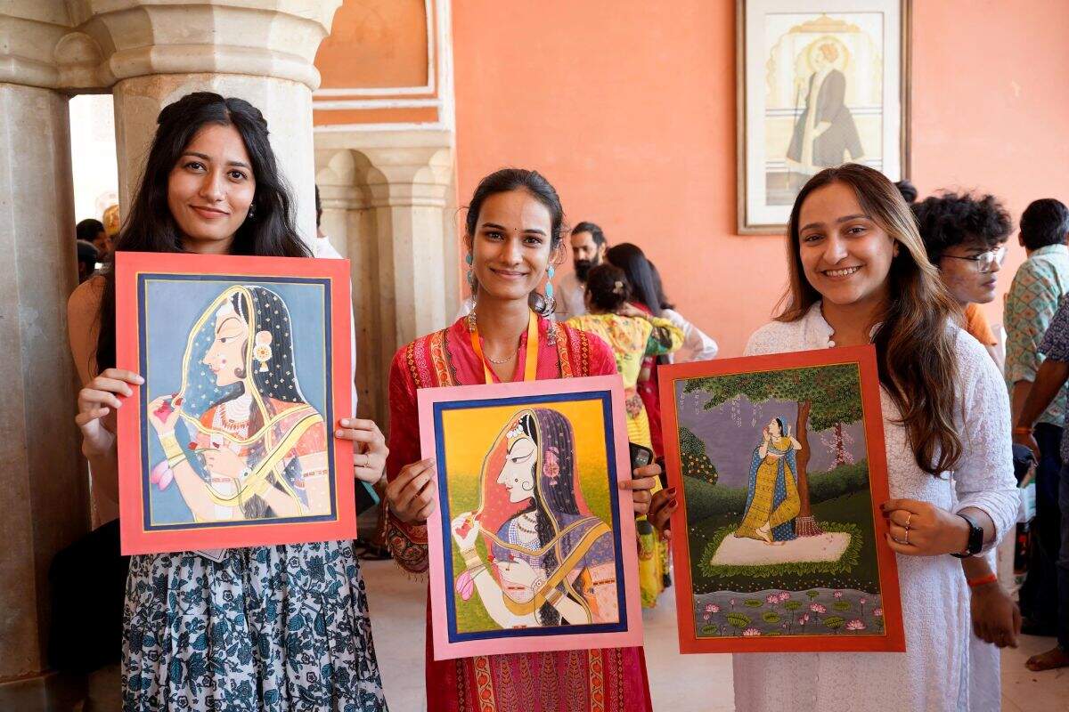 Participants got to learn the miniature art at the camp