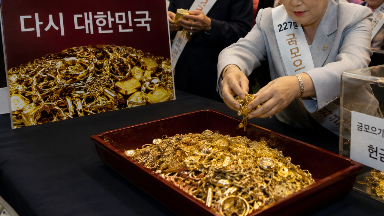 How South Koreans donated 227 tonnes of gold to rescue their economy after the 1997 IMF bailout