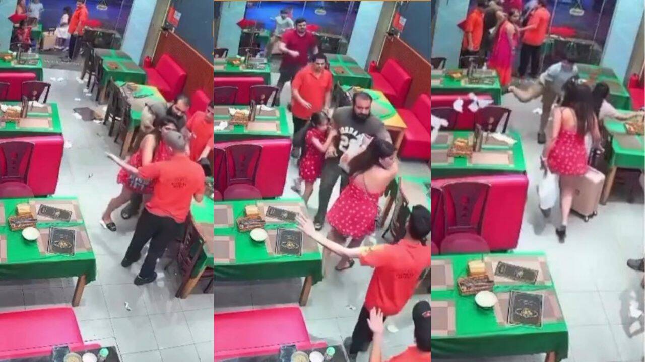 Vandalism in a Vietnam restaurant