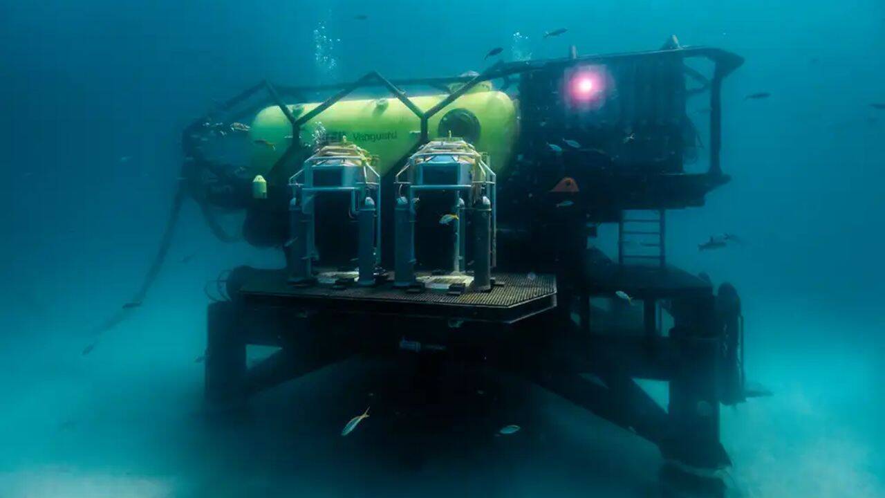 First underwater home for scientists installed 17 metres below the Florida Keys