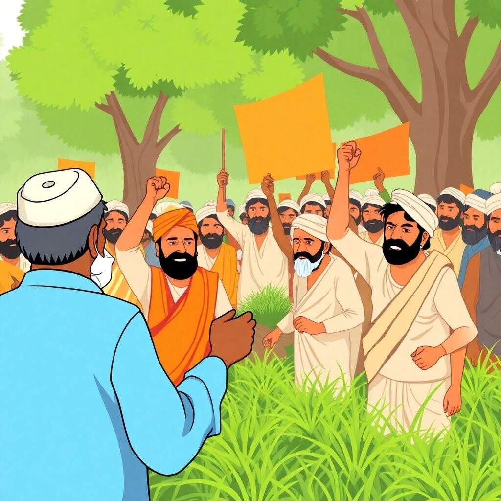 Farmers protest in Mysuru demanding drought relief over Bidadi township concerns