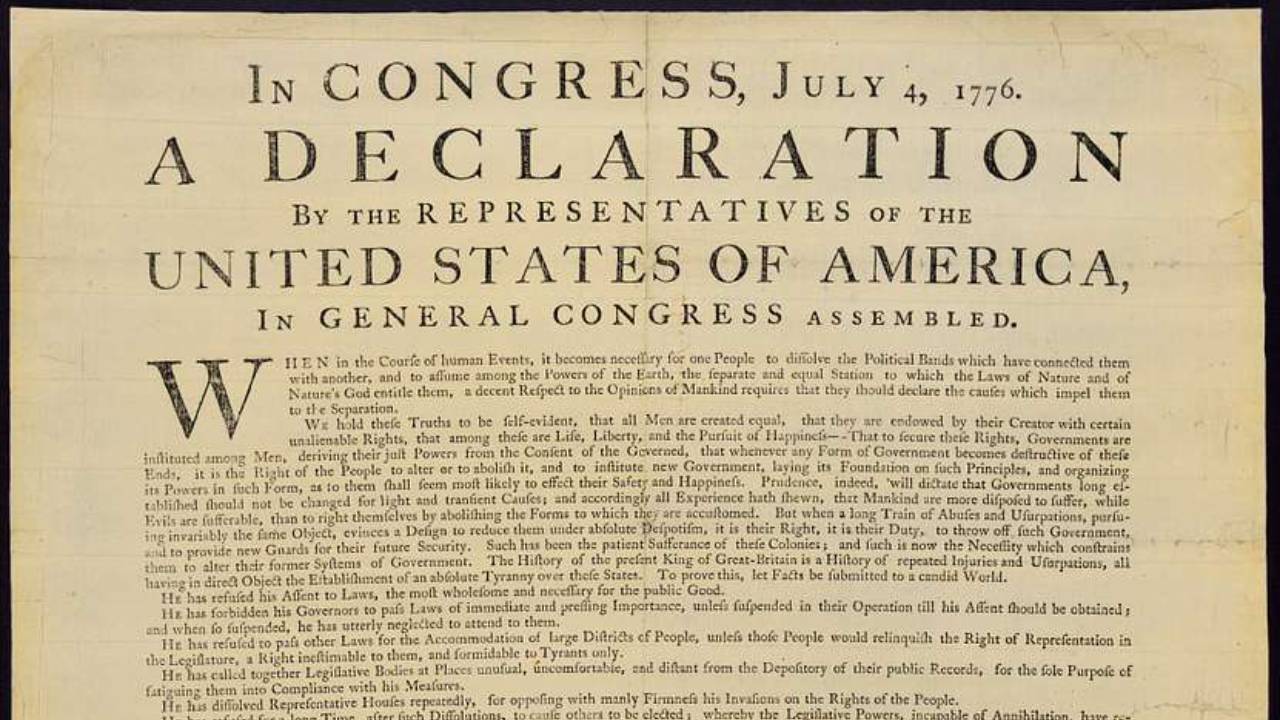 Rare 1776 copy of US Declaration of Independence discovered in London after 250 years