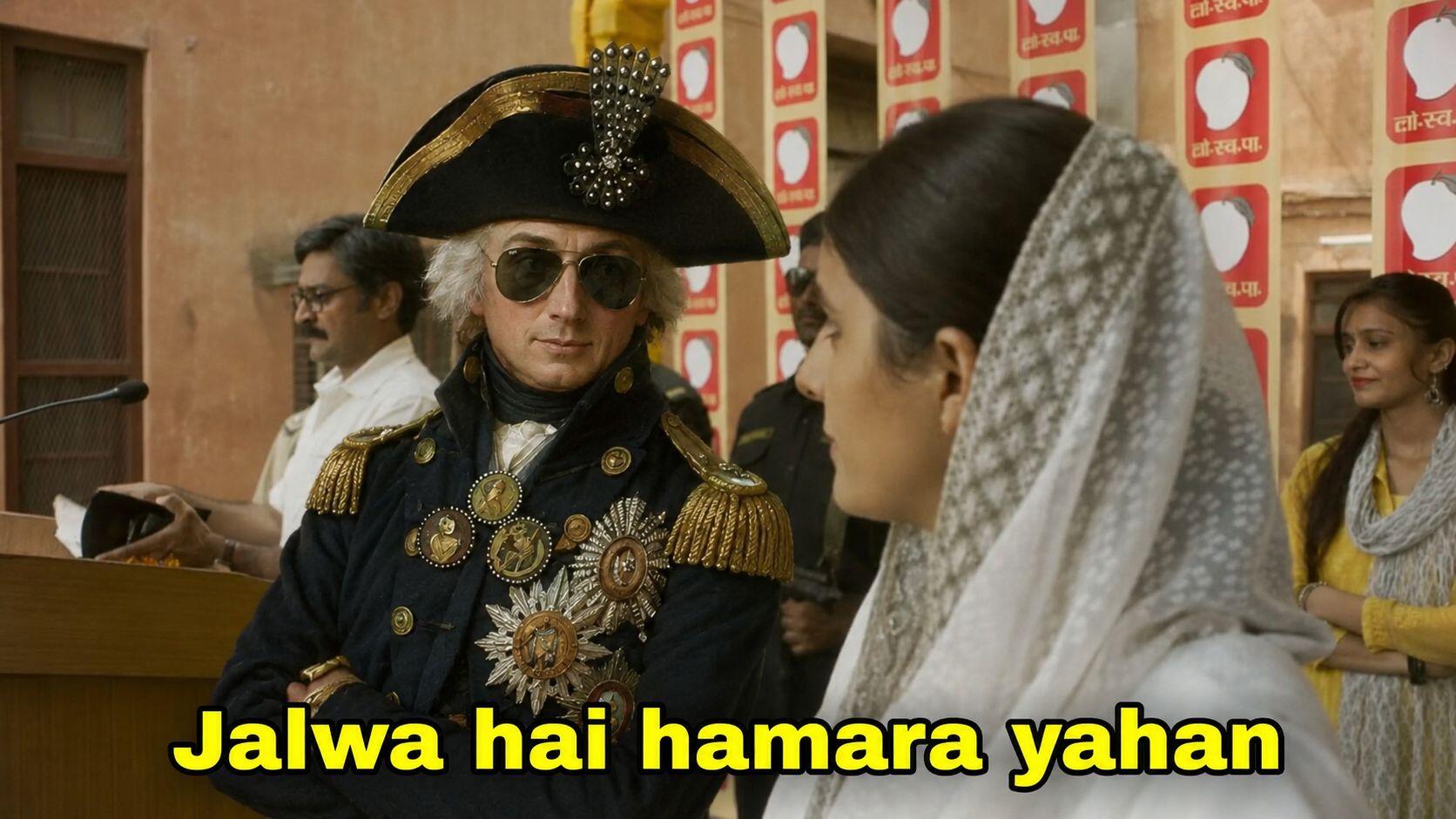 Jalwa hai hamara hain: Nelson after beating Napolean