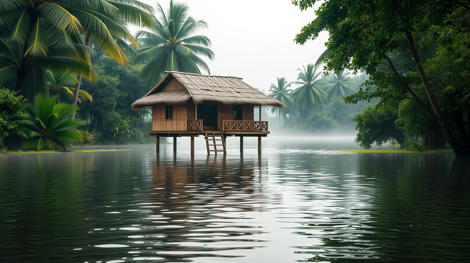 Why houses in the Philippines stand on wooden stilts to survive floods, typhoons and extreme heat