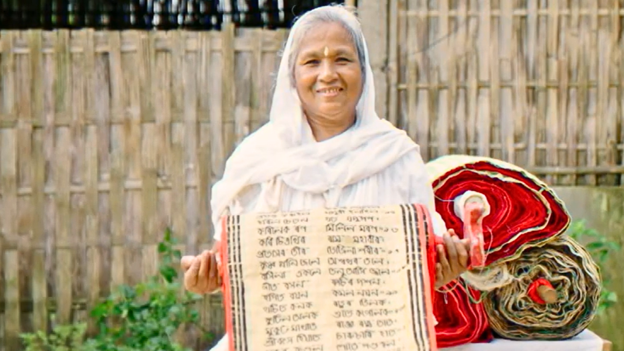 Meet Hemoprova Chutia: She embroidered the Bhagwad Gita without knowing Sanskrit