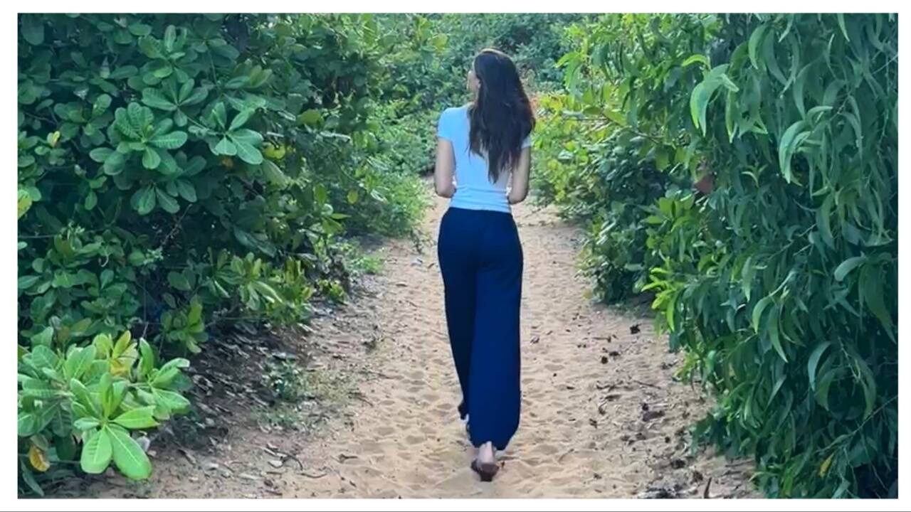 Saiee M Manjrekar soaking in the tranquillity of Goa
