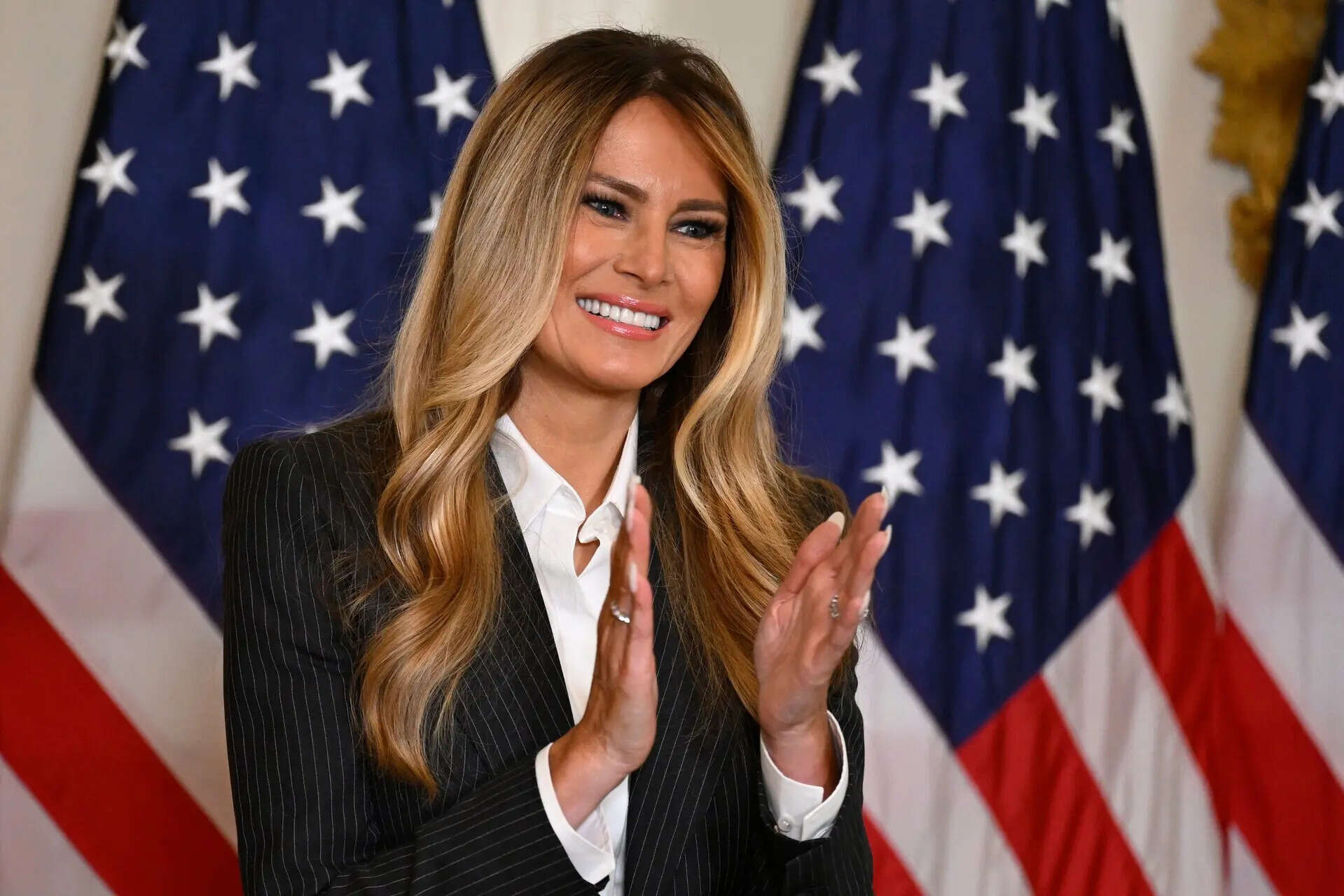 ‘I want this on Donald’s desk by August recess’: Melania Trump gives Congress private deadline to pass her bill